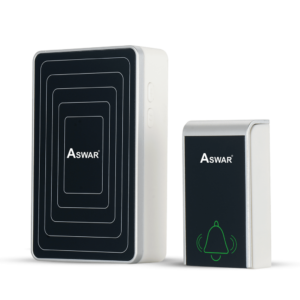 Aswar DC Wireless Doorbell Black