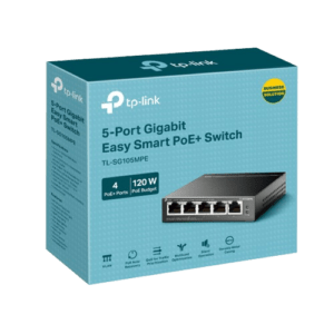 TP-LINK TL-SG105MPE 5-Port Gigabit Easy Smart Switch with 4-Port PoE+