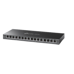 TP-LINK TL-SG116P 16-Port Gigabit Desktop Switch with 16-Port PoE+